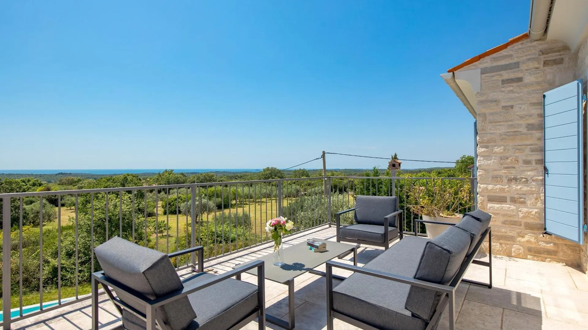 Villa Plava With Panoramic Seaview And Big Pool Bale Croatia