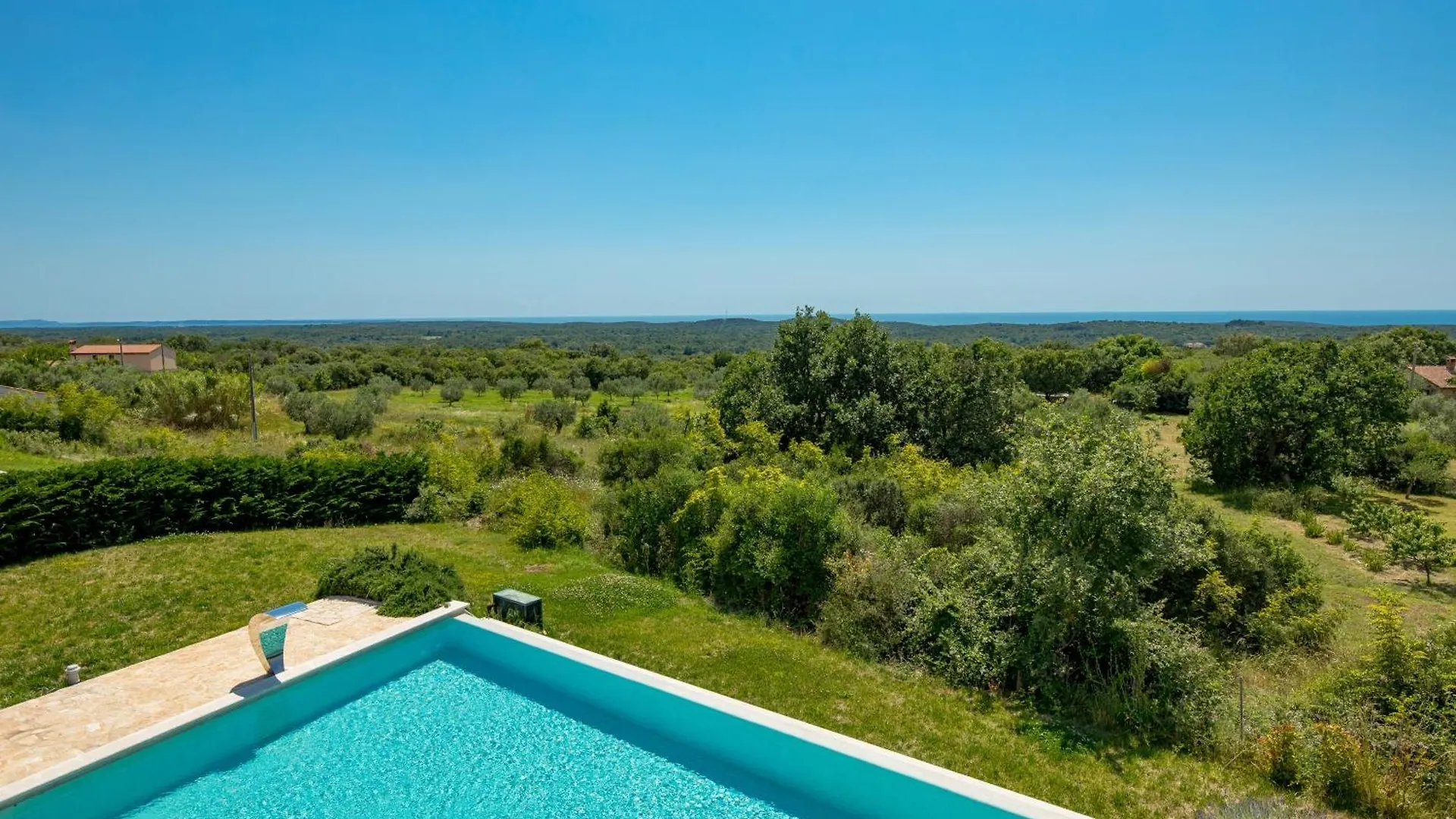 Villa Plava With Panoramic Seaview And Big Pool Bale
