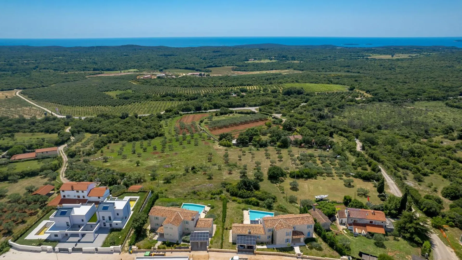 Villa Plava With Panoramic Seaview And Big Pool Bale