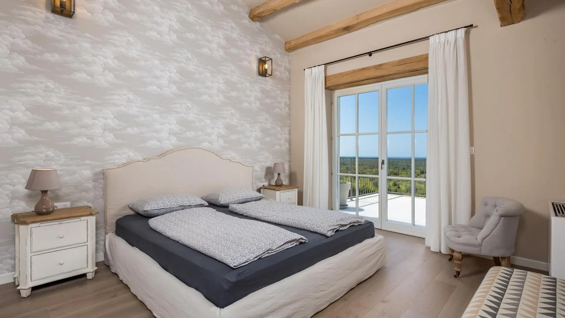 Villa Plava With Panoramic Seaview And Big Pool Bale