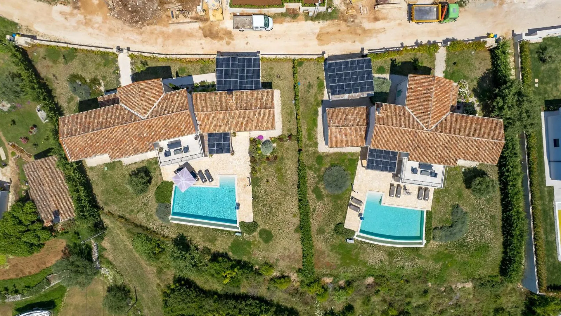 Villa Plava With Panoramic Seaview And Big Pool Bale
