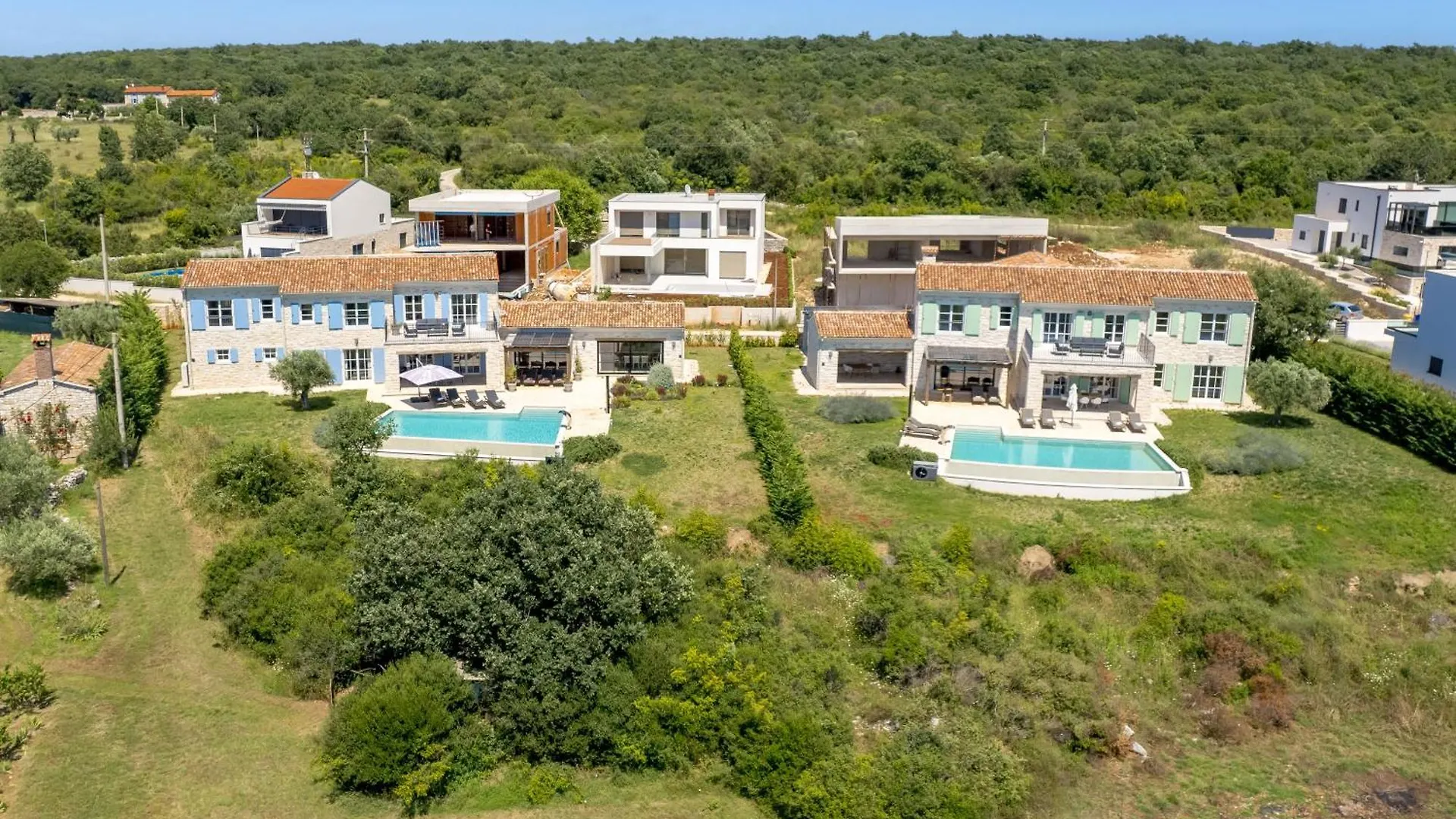 Villa Plava With Panoramic Seaview And Big Pool Bale 0*,