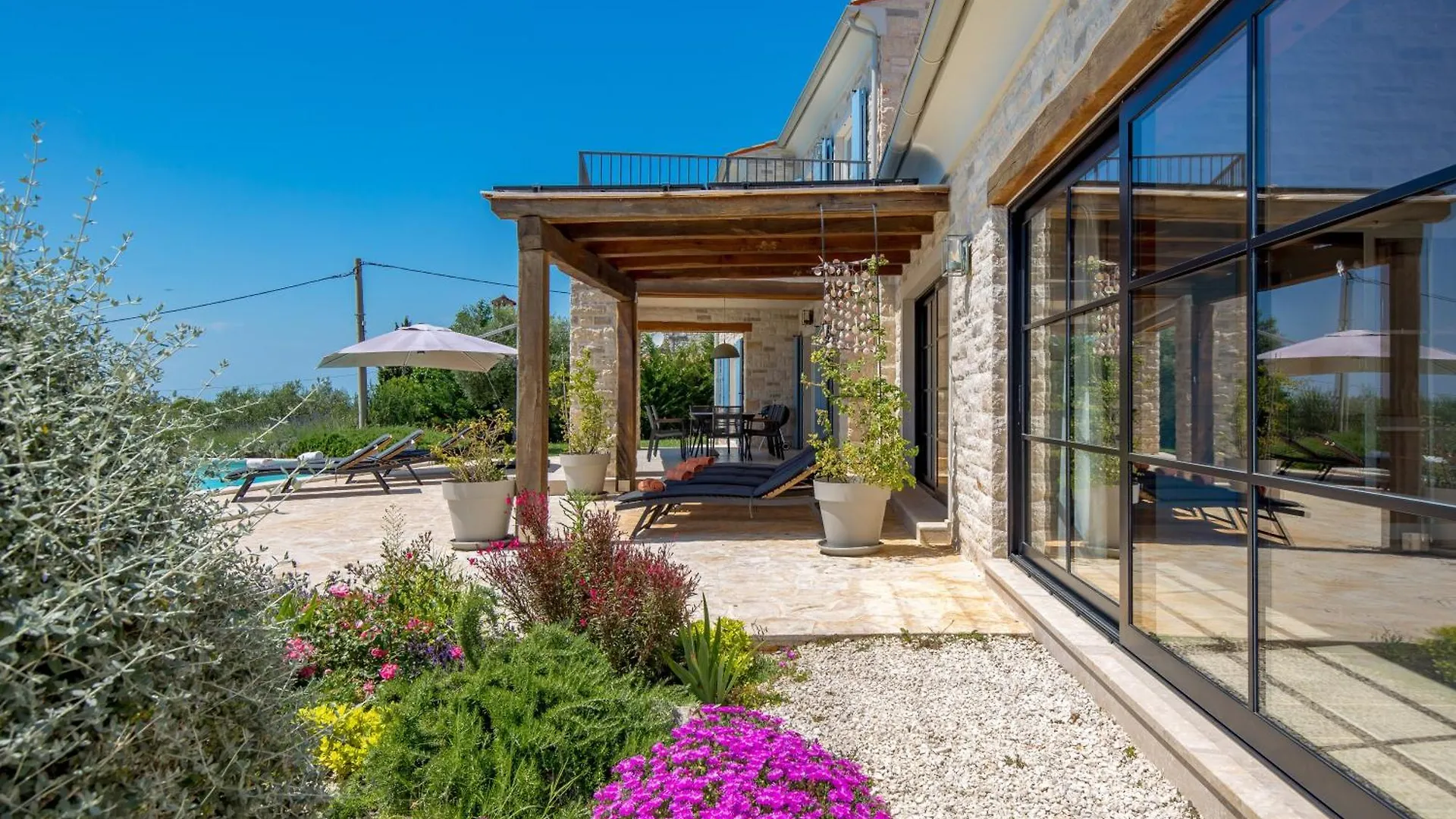 Villa Plava With Panoramic Seaview And Big Pool Bale Croatia