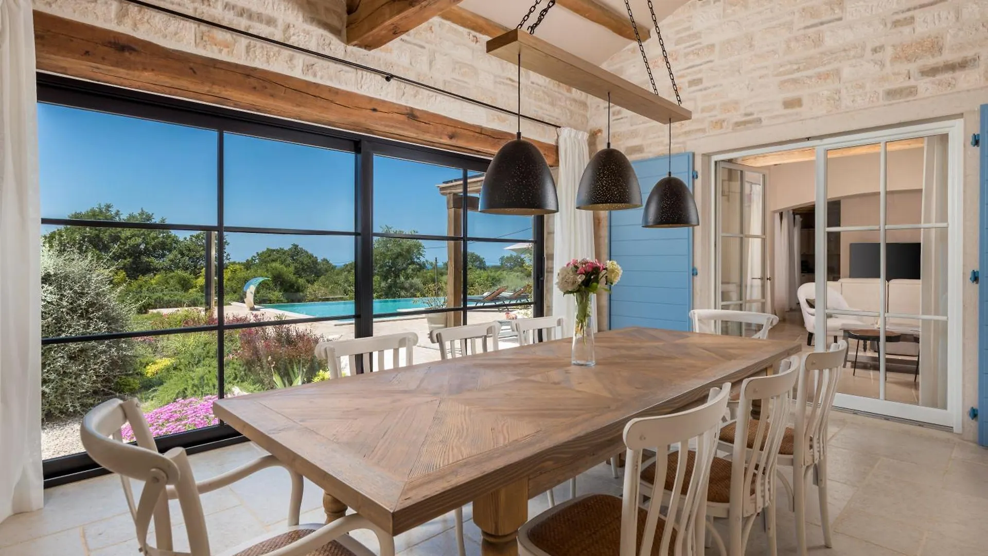 Villa Plava With Panoramic Seaview And Big Pool Bale