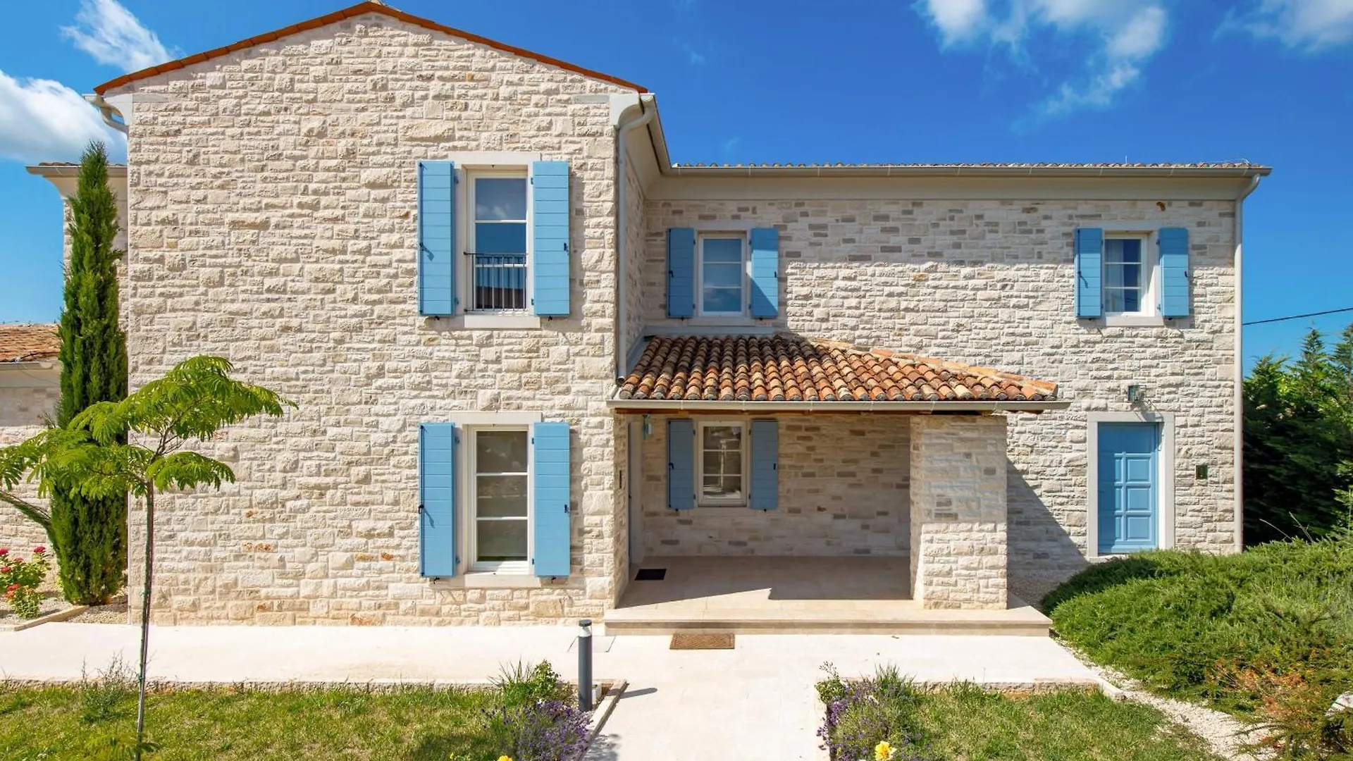 Villa Plava With Panoramic Seaview And Big Pool Bale