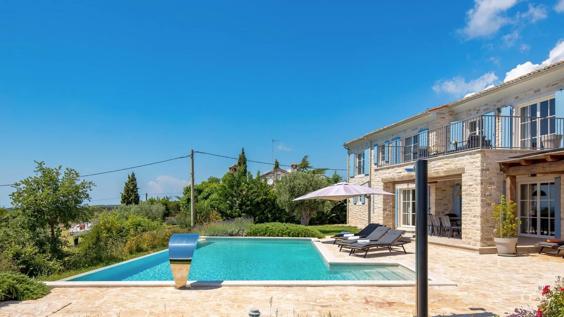 Villa Plava With Panoramic Seaview And Big Pool Bale 0*,
